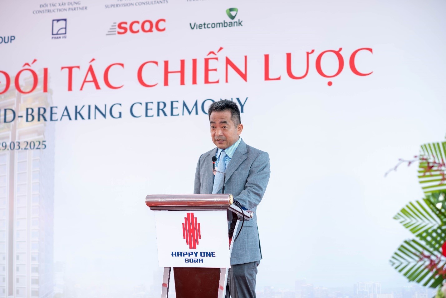 Ông Tabata Masato - Tổng Giám đốc Công ty TNHH TBS Capital Vietnam - Đại diện TBS Group phát biểu.