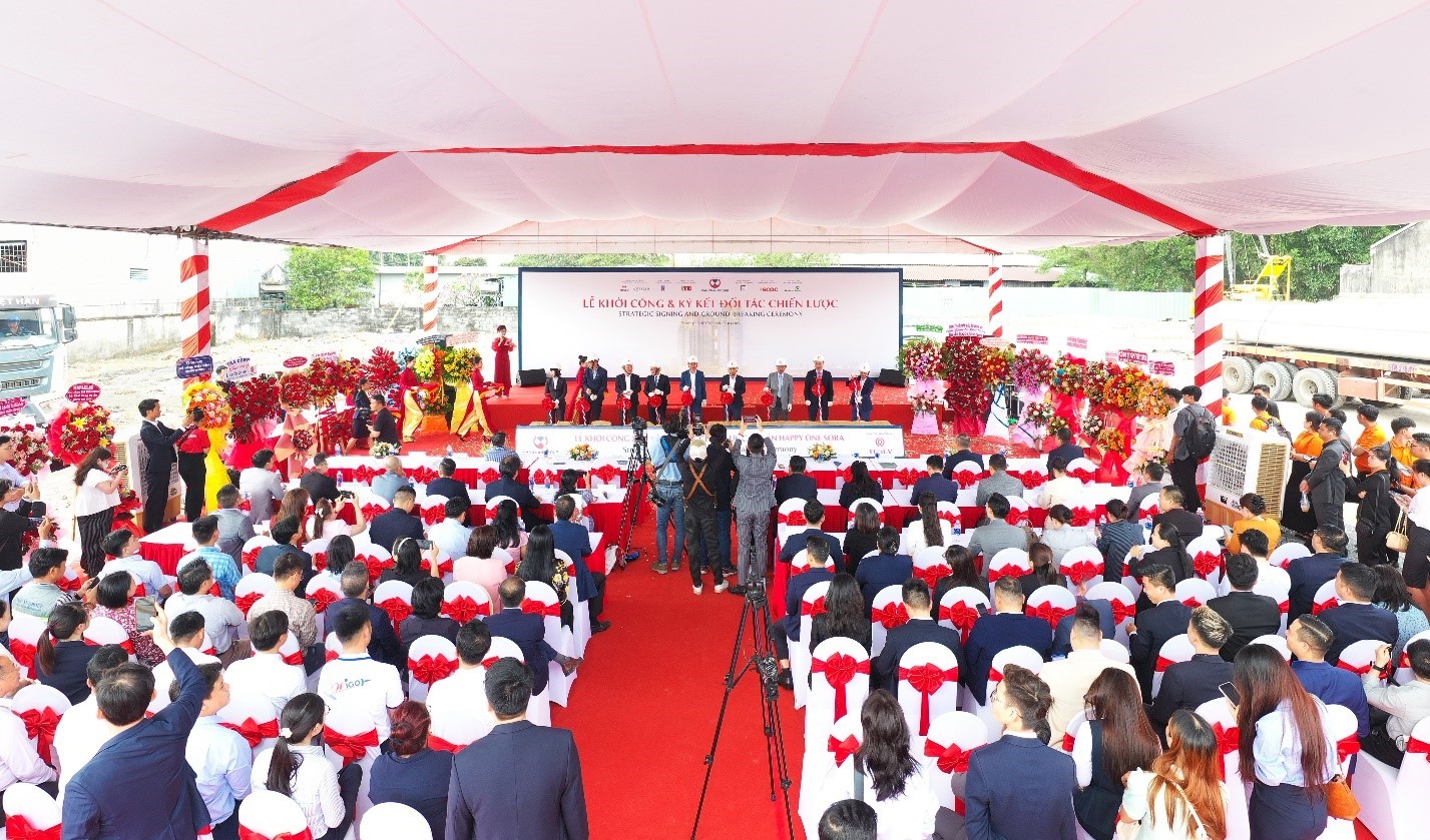 Toàn cảnh sự kiện “Lễ Khởi công & Ký đối tác chiến lược” sáng ngày 29/3/2025.